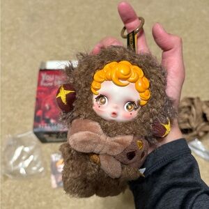 POP MART x Skullpanda You Found Me Series Plush Doll Pendant - Sneaky Chestnut